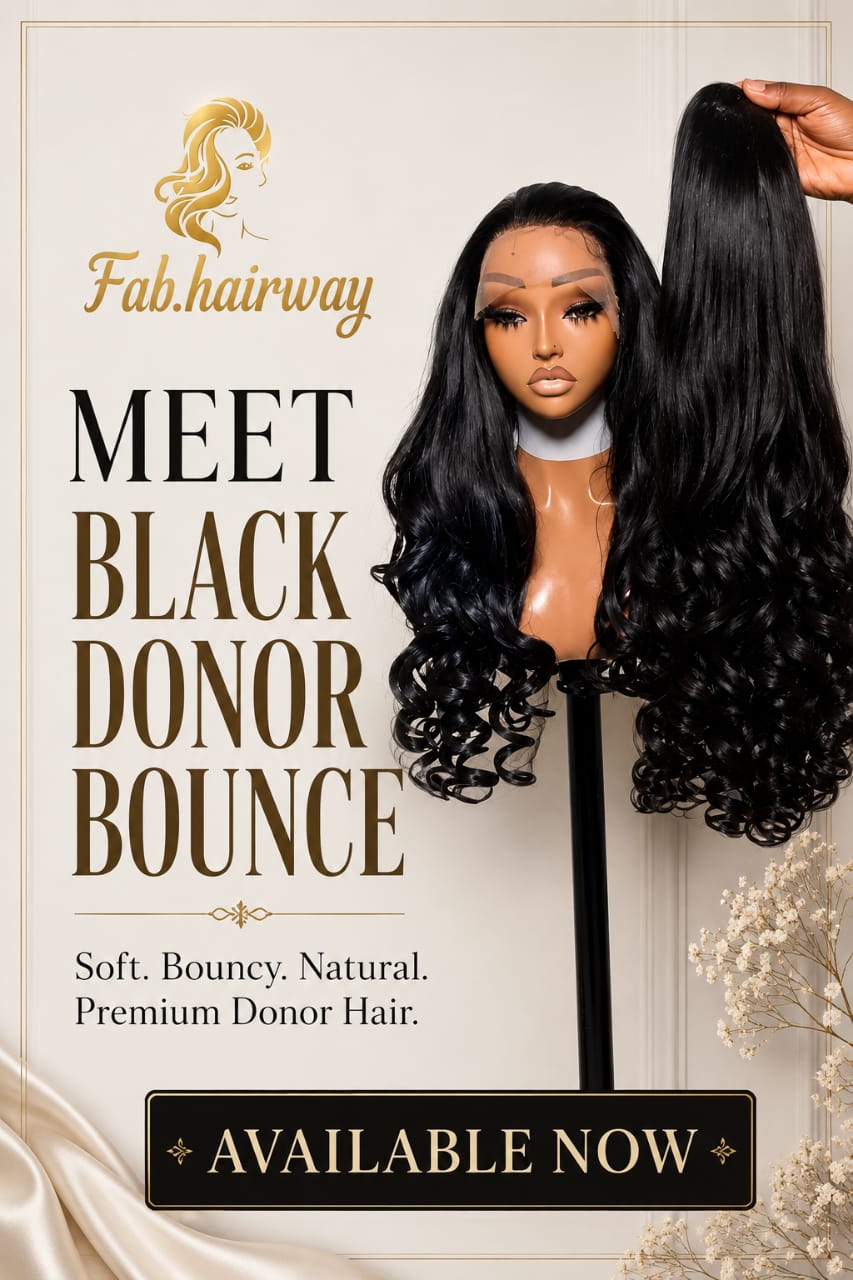 Black donor bounce from Fab.hairway