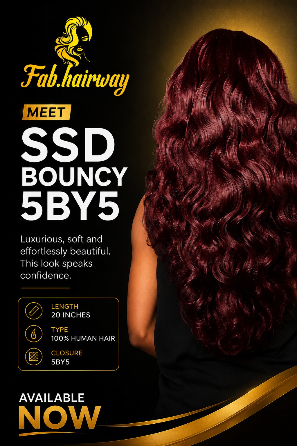 SDD bouncy 5by5 from Fab.hairway